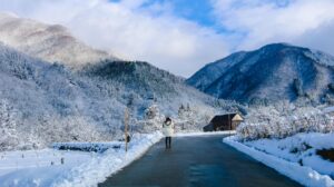 snow xmas blue wonderland snowstorm min min min