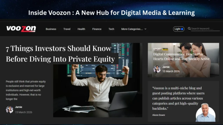 Understanding Voozon: A Modern Platform for Digital Media and Knowledge Content