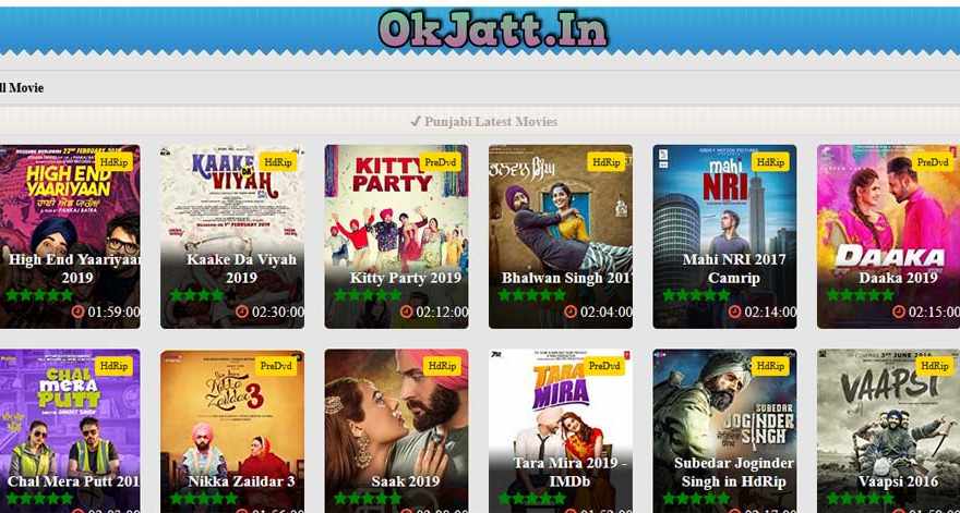 OkJatt.in 2022 – Best Quality Download Punjabi Movies, Latest Hindi Movies